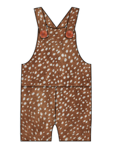 Load image into Gallery viewer, Fawn Fur Overalls and Shortalls