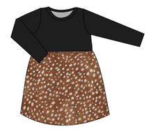 Load image into Gallery viewer, Fawn Fur Play Dress