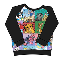 Load image into Gallery viewer, Cupcake Character Quilt Classic Hoodie (or Crewneck)
