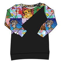 Load image into Gallery viewer, Cupcake Character Quilt Classic Hoodie (or Crewneck)