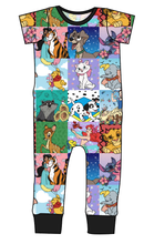 Load image into Gallery viewer, Cupcake Character Quilt Emmett Pants And Shorts T-Shirt Romper
