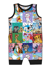 Load image into Gallery viewer, Cupcake Character Quilt Emmett Pants And Shorts T-Shirt Romper
