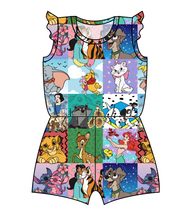 Load image into Gallery viewer, Cupcake Character Quilt Ivy Summer Romper