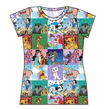 Load image into Gallery viewer, Cupcake Character Quilt Ladies' Basic Tee
