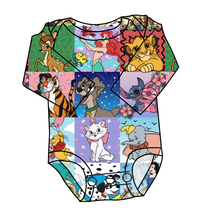 Load image into Gallery viewer, Cupcake Character Quilt Lap Neck Bodysuit