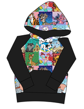 Load image into Gallery viewer, Cupcake Character Quilt Mens' Hoodie