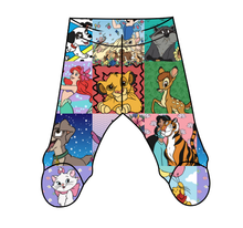 Load image into Gallery viewer, Cupcake Character Quilt Newborn Footed Pants