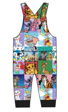 Load image into Gallery viewer, Cupcake Character Quilt Overalls and Shortalls
