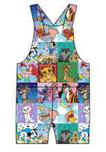 Load image into Gallery viewer, Cupcake Character Quilt Overalls and Shortalls