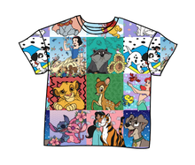 Load image into Gallery viewer, Cupcake Character Quilt Oversized Tee