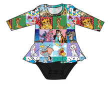Load image into Gallery viewer, Cupcake Character Quilt Peplum Top