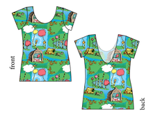Load image into Gallery viewer, Tree Speaker Ladies' Low Back Ballerina Tee