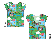 Load image into Gallery viewer, Tree Speaker Low Back Ballerina Tee