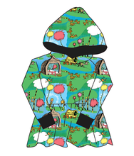 Load image into Gallery viewer, Tree Speaker Peplum Hoodie (or Crewneck)