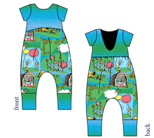 Load image into Gallery viewer, Tree Speaker Low Back Romper and Bubble Romper