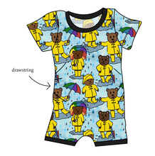 Load image into Gallery viewer, Bears in Boots Grow With Me Pants And Shorts Romper