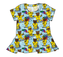 Load image into Gallery viewer, Bears in Boots Ladies' Peplum Top