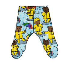 Load image into Gallery viewer, Bears in Boots Newborn Footed Pants
