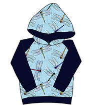 Load image into Gallery viewer, Dragonfly Skies Classic Hoodie (or Crewneck)