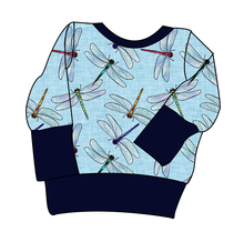 Load image into Gallery viewer, Dragonfly Skies Grow With Me Hoodie (or Crewneck)