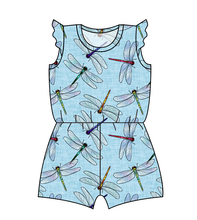 Load image into Gallery viewer, Dragonfly Skies Ivy Summer Romper