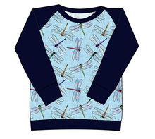 Load image into Gallery viewer, Dragonfly Skies Ladies' Classic Crewneck