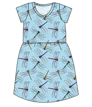 Load image into Gallery viewer, Dragonfly Skies Ladies' Play Dress