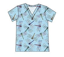 Load image into Gallery viewer, Dragonfly Skies Ladies' Slouchy V-Neck Tee