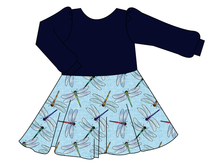 Load image into Gallery viewer, Dragonfly Skies Prairie Dress