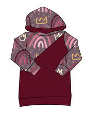 Load image into Gallery viewer, Soft Pink Rainbows Classic Hoodie (or Crewneck)