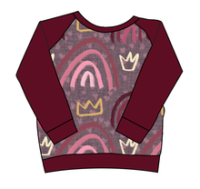 Load image into Gallery viewer, Soft Pink Rainbows Classic Hoodie (or Crewneck)