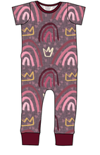 Load image into Gallery viewer, Soft Pink Rainbows Emmett Pants And Shorts T-Shirt Romper