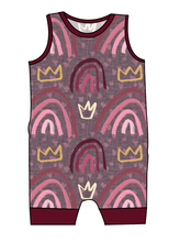 Load image into Gallery viewer, Soft Pink Rainbows Emmett Pants And Shorts T-Shirt Romper