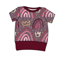 Load image into Gallery viewer, Soft Pink Rainbows Grow With Me Tee