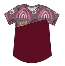 Load image into Gallery viewer, Soft Pink Rainbows Kids' Relaxed Tee