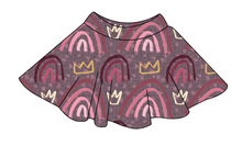 Load image into Gallery viewer, Soft Pink Rainbows Ladies' Circle Skirt
