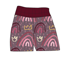 Load image into Gallery viewer, Soft Pink Rainbows Ladies' Joggers and Jogger Shorts