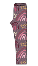 Load image into Gallery viewer, Soft Pink Rainbows Ladies' Lounge Leggings