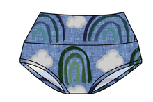 Load image into Gallery viewer, Soft Blue Rainbows Ladies' Underwear