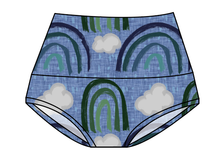 Load image into Gallery viewer, Soft Blue Rainbows Ladies' Underwear