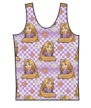 Load image into Gallery viewer, Tower Princess Check Swim Basic Swim Top