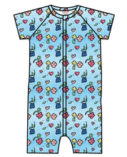 Load image into Gallery viewer, Soft Spring Floral Swim One Piece Rashguard Suit