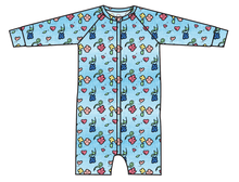 Load image into Gallery viewer, Soft Spring Floral Swim One Piece Rashguard Suit