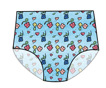 Load image into Gallery viewer, Soft Spring Floral Swim High Waisted Swim Bottoms