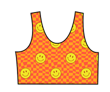 Load image into Gallery viewer, Smiley Checks Swim Basic Swim Top