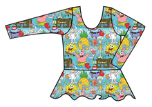 Load image into Gallery viewer, Bikini Bottom Swim Peplum Swim Top