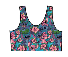 Load image into Gallery viewer, Floral Alien Swim Basic Swim Top