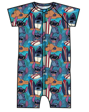 Load image into Gallery viewer, Surfing Alien Swim One Piece Rashguard Suit