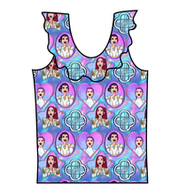 Load image into Gallery viewer, We are Hunters Swim Ruffle Neck Swim Top