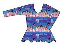 Load image into Gallery viewer, Demon Boy Band Swim Peplum Swim Top